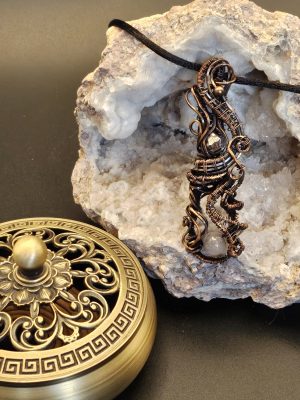 Rose Quartz Bead Pendant