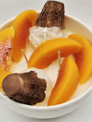 Juicy Peach and Wild Mountain Honey Dessert Candles
