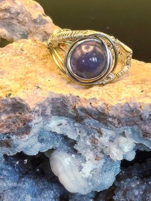 Tanzanite Wire Wrapped Ring